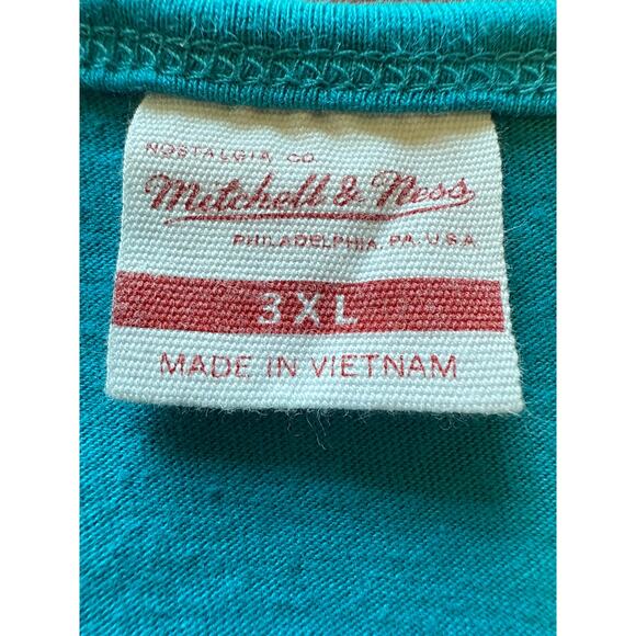 Men’s Charlotte Hornets Tank Top 3XL Teal NBA Jersey Style EUC - Picture 5 of 8